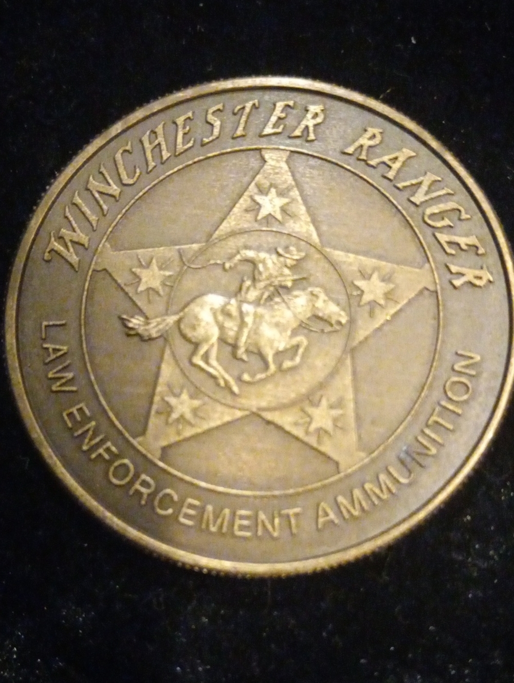 Ranger Law Enforcement Ammunition Commemorative Coin - Gold Tone